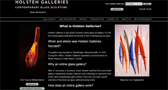 Desktop Screenshot of holstengalleries.com
