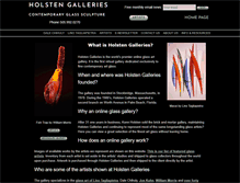 Tablet Screenshot of holstengalleries.com
